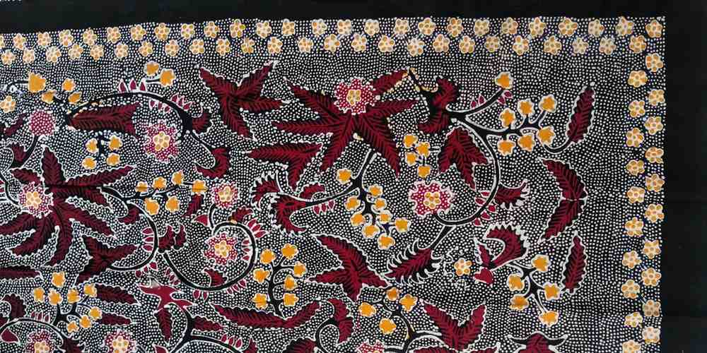 Batik Motif Bunga Kapas Titikan